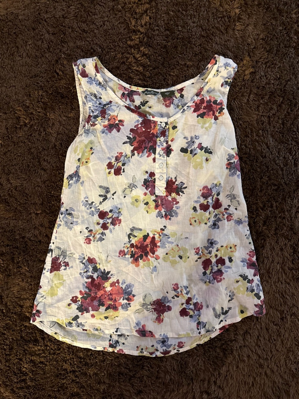 Floral Eddie Bauer Tank Top